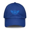 Aqua Embroidered Logo Dad Cap | Under Armour®