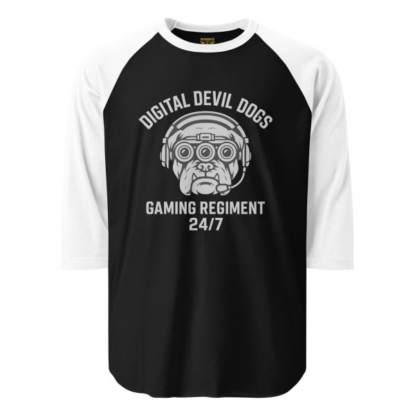 Digital Devil Dogs 3/4 Raglan | Classic | XS-XL