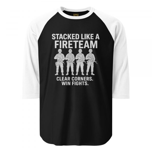 Stacked Like A Fireteam 3/4 Raglan | Classic | 2X