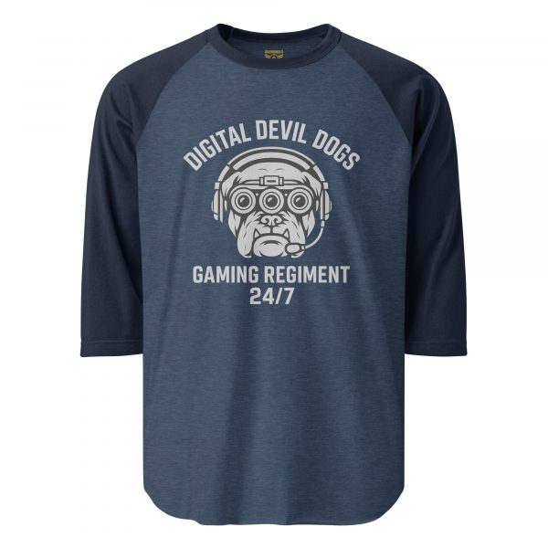 Digital Devil Dogs 3/4 Raglan | Classic | XS-XL