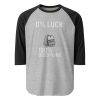 0% Luck 100% Discipline 3/4 Raglan | Classic | 2X