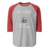 0% Luck 100% Discipline 3/4 Raglan | Classic | 2X