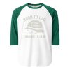 Born To Lag Trained To Lead 3/4 Raglan | Classic | 2X