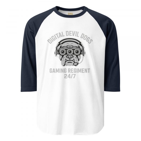 Digital Devil Dogs 3/4 Raglan | Classic | 2X