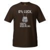 unisex-basic-softstyle-t-shirt-dark-chocolate-front-68bcef28bd19d.jpg 0% Luck 100% Discipline Tee | Classic | 2-3X