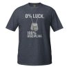 unisex-basic-softstyle-t-shirt-heather-navy-front-68bcef28c3537.jpg 0% Luck 100% Discipline Tee | Classic | 2-3X