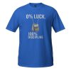 unisex-basic-softstyle-t-shirt-royal-front-68bcef28cf4af.jpg 0% Luck 100% Discipline Tee | Classic | 2-3X