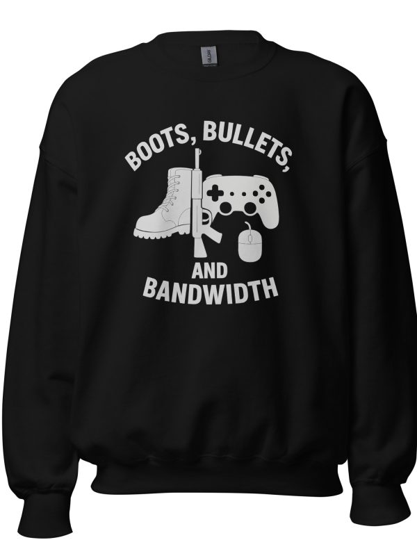 Boots, Bullets, and Bandwidth Crewneck | Classic | S-XL