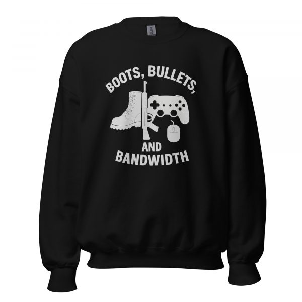 Boots, Bullets, and Bandwidth Crewneck | Classic | 2-5X