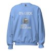 unisex-crew-neck-sweatshirt-carolina-blue-front-68b7893370535.jpg 0% Luck 100% Discipline Crewneck | Classic | S-XL
