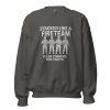 unisex-crew-neck-sweatshirt-charcoal-front-68b7906d4234a.jpg Stacked Like A Fireteam Crewneck | Classic | S-XL