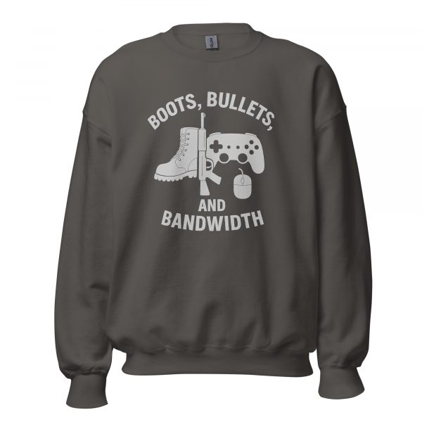 Boots, Bullets, and Bandwidth Crewneck | Classic | 2-5X