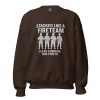 unisex-crew-neck-sweatshirt-dark-chocolate-front-68b7906d12851.jpg Stacked Like A Fireteam Crewneck | Classic | S-XL