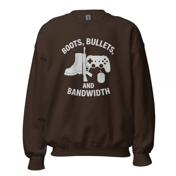 Boots, Bullets, and Bandwidth Crewneck | Classic | 2-5X