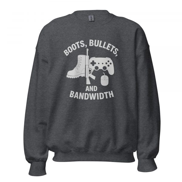 Boots, Bullets, and Bandwidth Crewneck | Classic | 2-5X