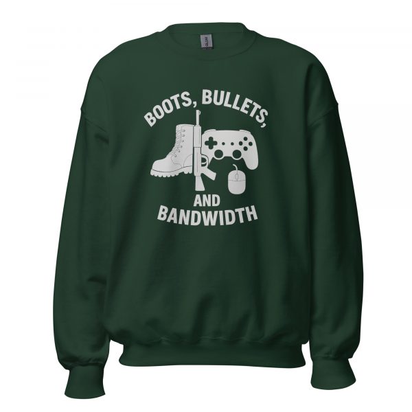 Boots, Bullets, and Bandwidth Crewneck | Classic | S-XL