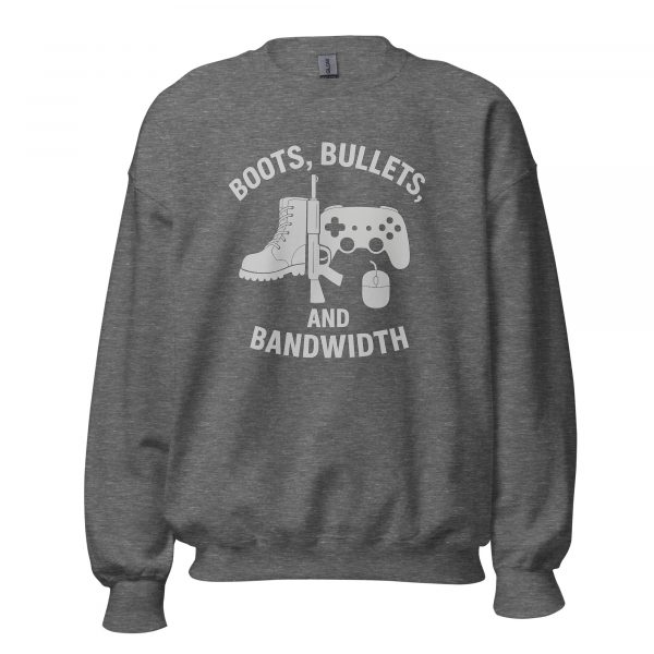 Boots, Bullets, and Bandwidth Crewneck | Classic | S-XL