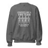 unisex-crew-neck-sweatshirt-graphite-heather-front-68b7906d669f4.jpg Stacked Like A Fireteam Crewneck | Classic | S-XL