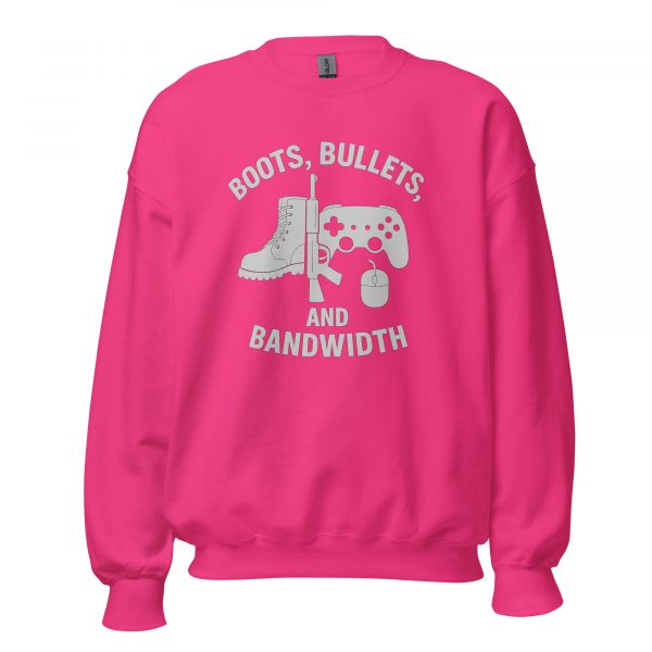 Boots, Bullets, and Bandwidth Crewneck | Classic | 2-5X