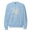 unisex-crew-neck-sweatshirt-light-blue-front-68b78a1e4e740.jpg Born To Lag Trained To Lead Crewneck | Classic | S-XL