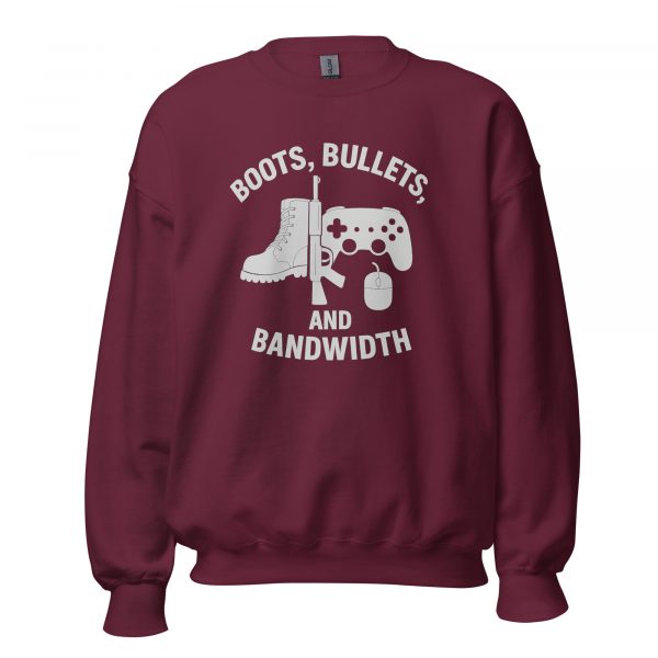 Boots, Bullets, and Bandwidth Crewneck | Classic | S-XL