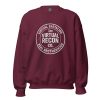 unisex-crew-neck-sweatshirt-maroon-front-68c3405a9f87e.jpg Virtual Battalion Real Brotherhood Crewneck | Classic | 2-5X