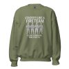 unisex-crew-neck-sweatshirt-military-green-front-68b7906d833bf.jpg Stacked Like A Fireteam Crewneck | Classic | S-XL