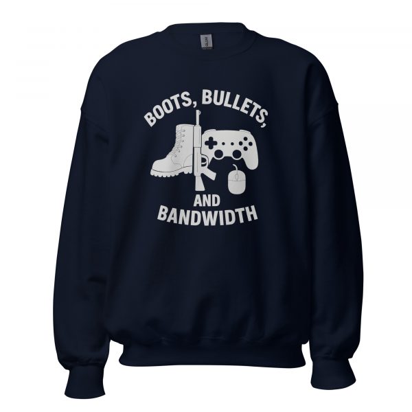 Boots, Bullets, and Bandwidth Crewneck | Classic | S-XL