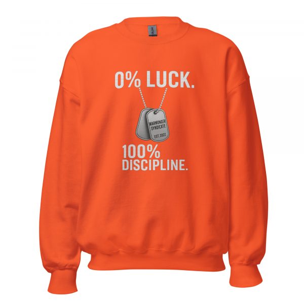 0% Luck 100% Discipline Crewneck | Classic | 2-5X