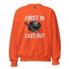 unisex-crew-neck-sweatshirt-orange-front-68c33fb8b53c1.jpg First In Last Out Crewneck | Classic | 2-5X