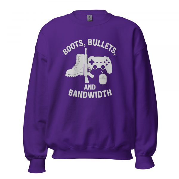 Boots, Bullets, and Bandwidth Crewneck | Classic | 2-5X