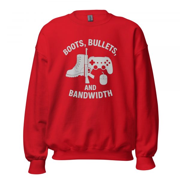 Boots, Bullets, and Bandwidth Crewneck | Classic | 2-5X