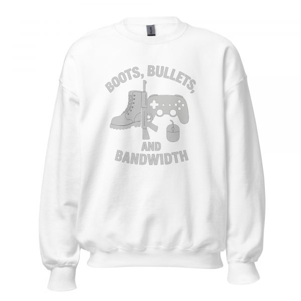 Boots, Bullets, and Bandwidth Crewneck | Classic | S-XL
