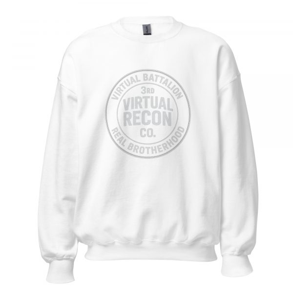 unisex-crew-neck-sweatshirt-white-front-68c3405b34681.jpg Virtual Battalion Real Brotherhood Crewneck | Classic | 2-5X