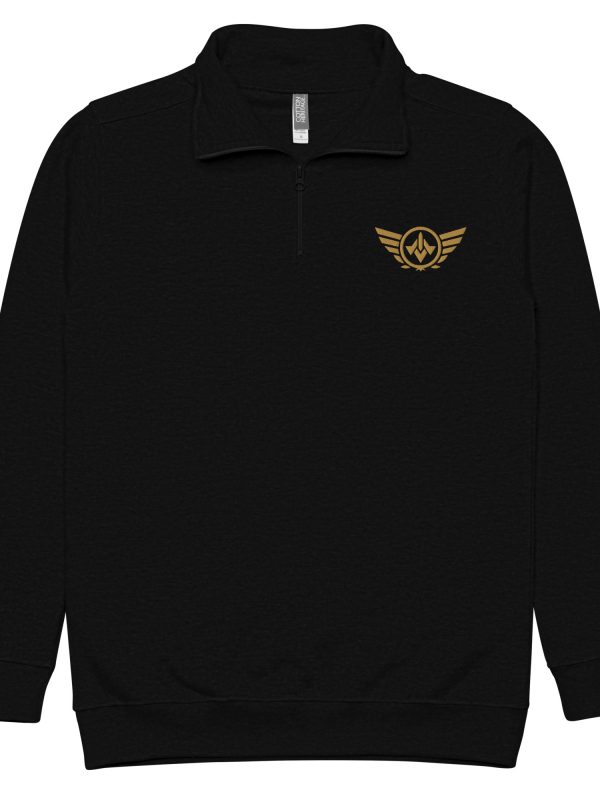 Old Gold Embroidered Logo 1/4 Zip Fleece | Premium | S-XL