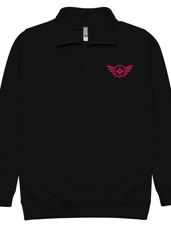 Flamingo Embroidered Logo 1/4 Zip Fleece Pullover | Premium | S-XL