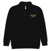 Kiwi Green Embroidered Logo 1/4 Zip Fleece Pullover | Premium | S-XL