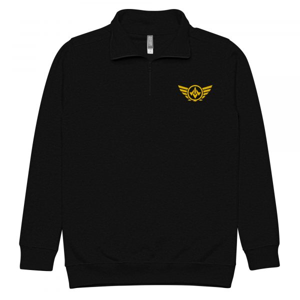 Gold Embroidered Logo 1/4 Zip Fleece Pullover | Premium | 2-3X