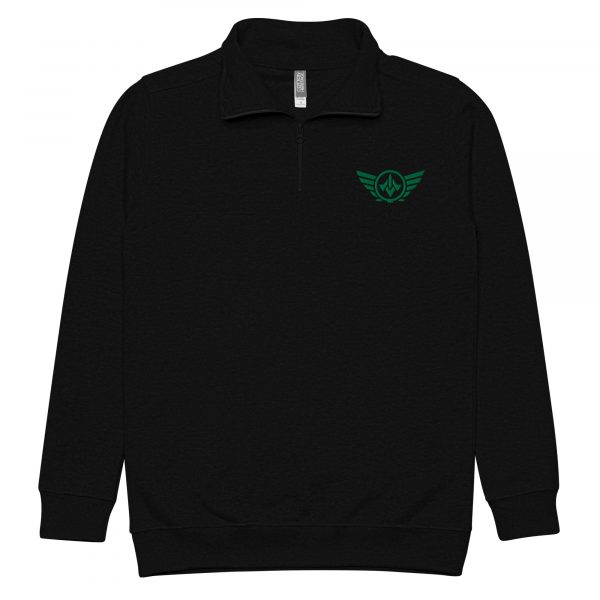 Kelly Green Embroidered Logo 1/4 Zip Fleece Pullover | Premium | 2-3X