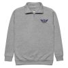 Navy Embroidered Logo 1/4 Zip Fleece Pullover | Premium | S-XL
