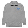 unisex-fleece-pullover-carbon-grey-front-68b7973d01533.jpg Aqua Embroidered Logo 1/4 Zip Fleece Pullover | Premium | S-XL