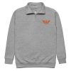 Orange Embroidered Logo 1/4 Zip Fleece Pullover | Premium | 2-3X