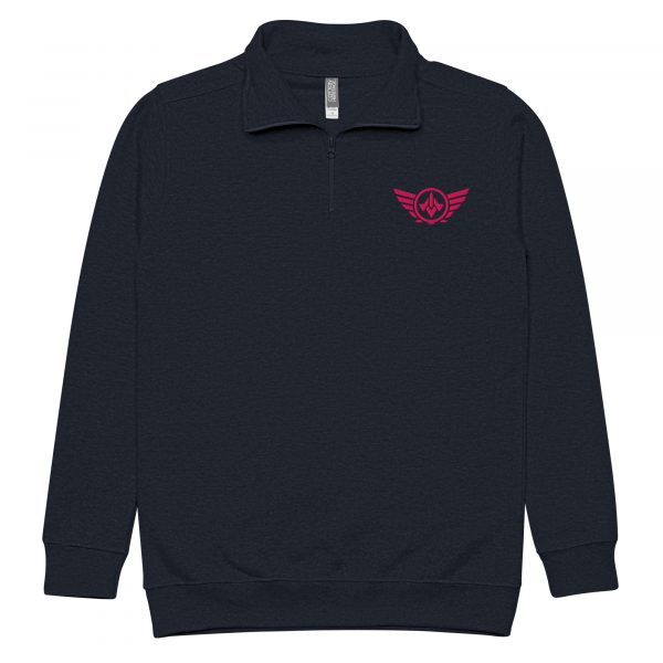 Flamingo Embroidered Logo 1/4 Zip Fleece Pullover | Premium | S-XL