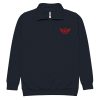 Red Embroidered Logo 1/4 Zip Fleece Pullover | Premium | S-XL