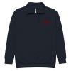 Maroon Embroidered Logo 1/4 Zip Fleece Pullover | Premium | S-XL