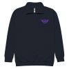 Purple Embroidered Logo 1/4 Zip Fleece Pullover | Premium | S-XL