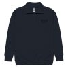 Black Embroidered Logo 1/4 Zip Fleece Pullover | Premium | 2-3X