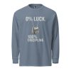 0% Luck 100% Discipline Long Sleeve | Premium Heavyweight | S-XL