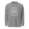unisex-garment-dyed-heavyweight-long-sleeve-shirt-grey-front-68c19e77dd45d.jpg Virtual Battalion Real Brotherhood Long Sleeve | Premium Heavyweight | 2-3X