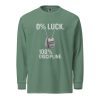 0% Luck 100% Discipline Long Sleeve | Premium Heavyweight | S-XL